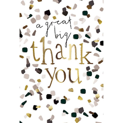 Picture of THANK YOU CARDS CONFETTI 5 PACK